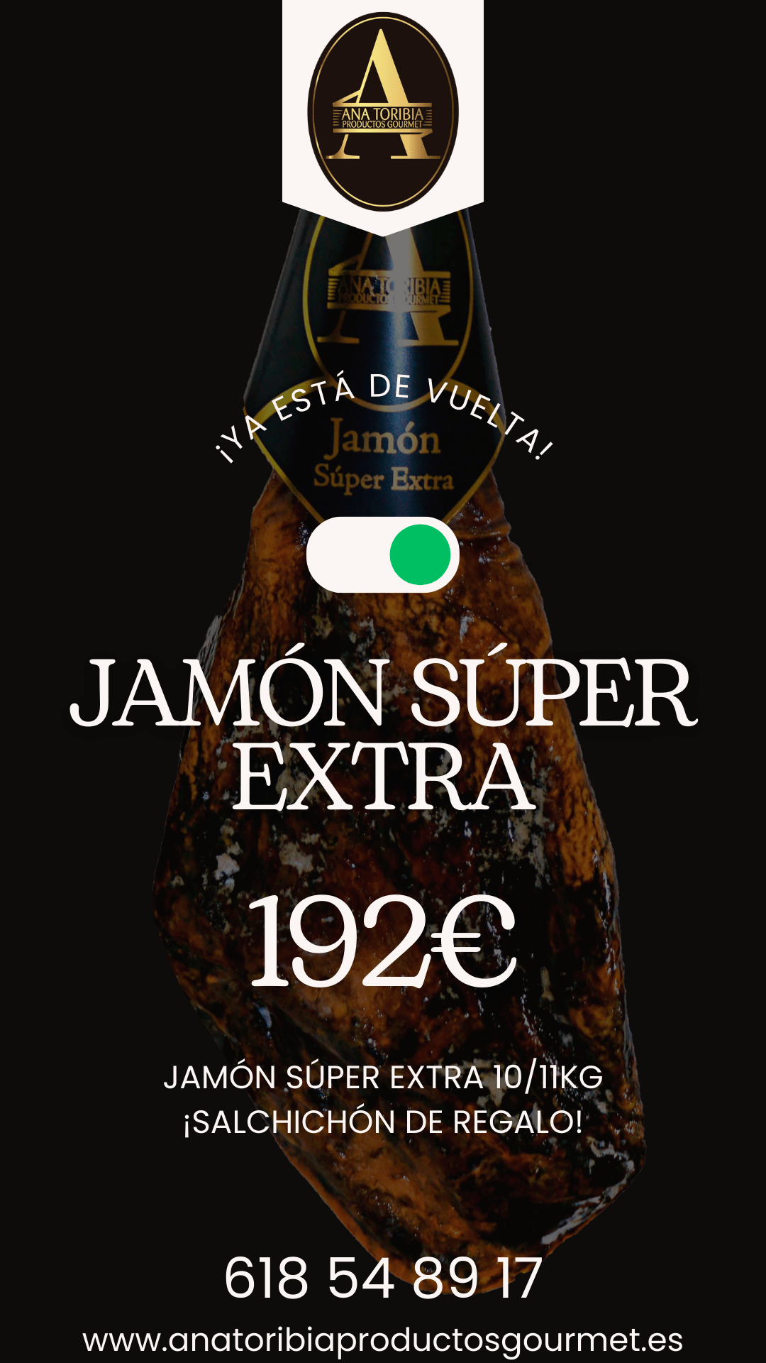 Ana Toribia Productos Gourmet - Jamones, paletas y embutidos en Aracena