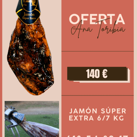 Jamón Súper Extra Ana Toribia Oferta Aracena