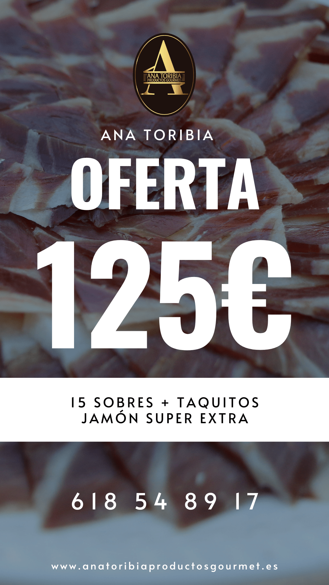 Jamón loncheado Ana Toribia Aracena